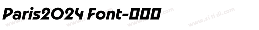 Paris2024 Font字体转换